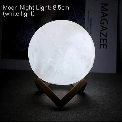Starry Moon LED Lamp