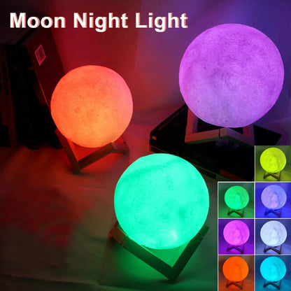 Starry Moon LED Lamp