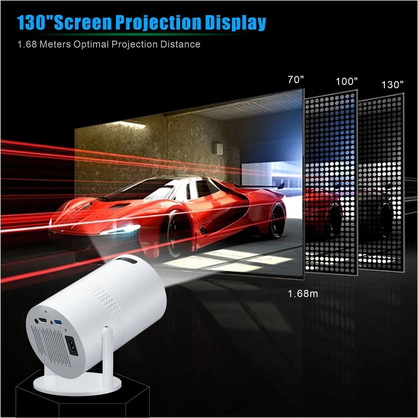 Salange P300 Mini Projector