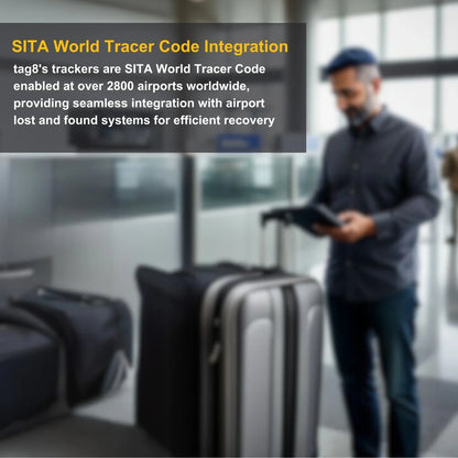 Smart Bag Security Tag - Greece Flag [Pack 2]