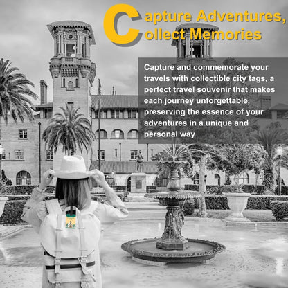 Smart Bag Security Tag - ST. Augustine FL [Pack 2]